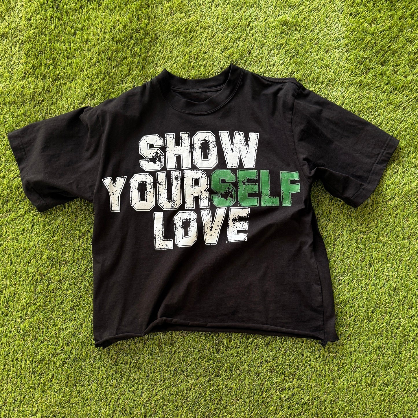 White & Black Show Yourself Love Tees