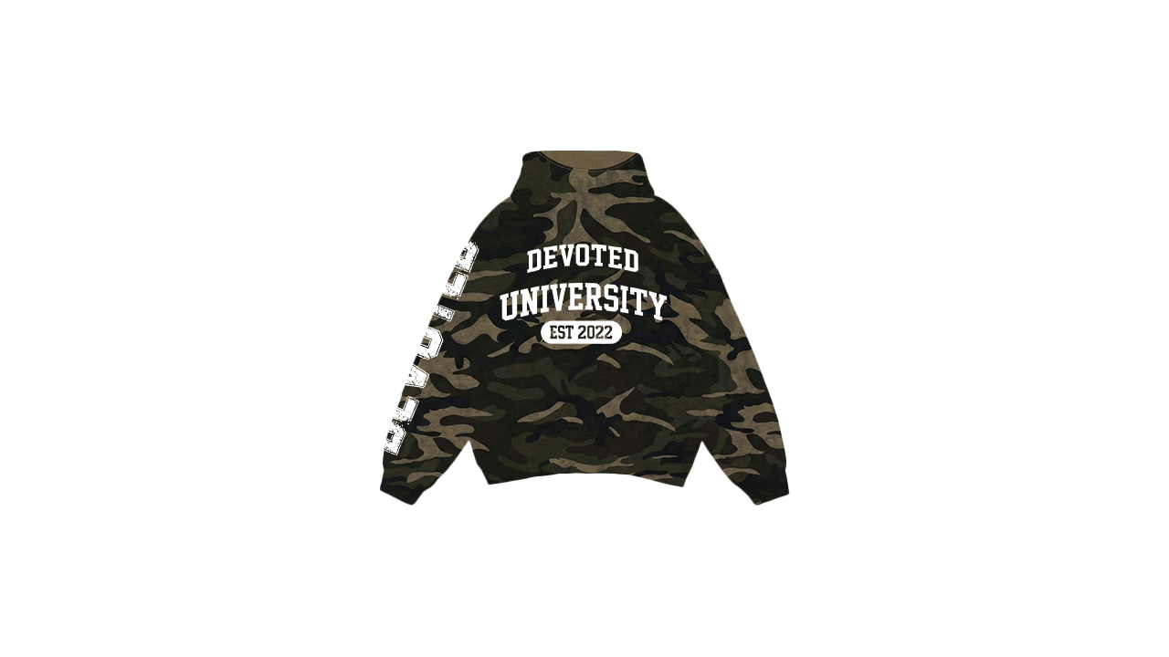 Club Devoted Camo Hoodie