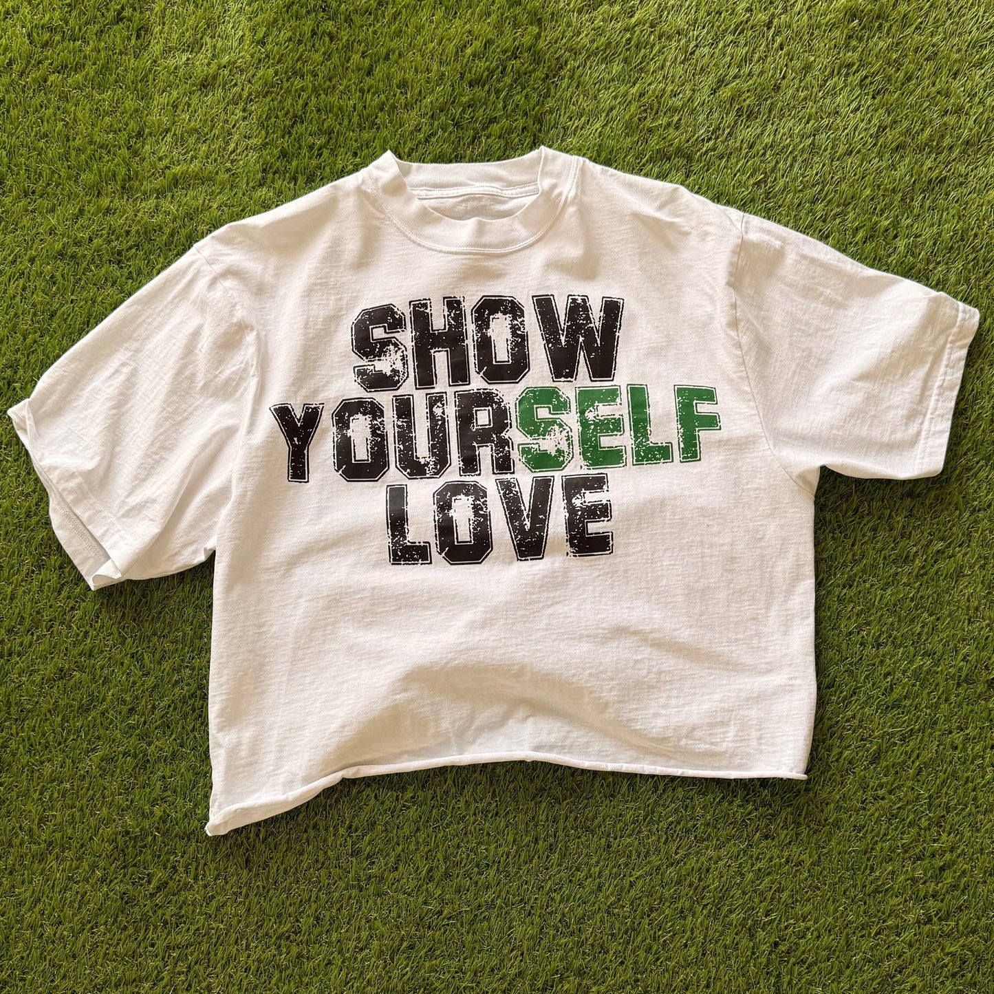 White & Black  Show Yourself Love Tees