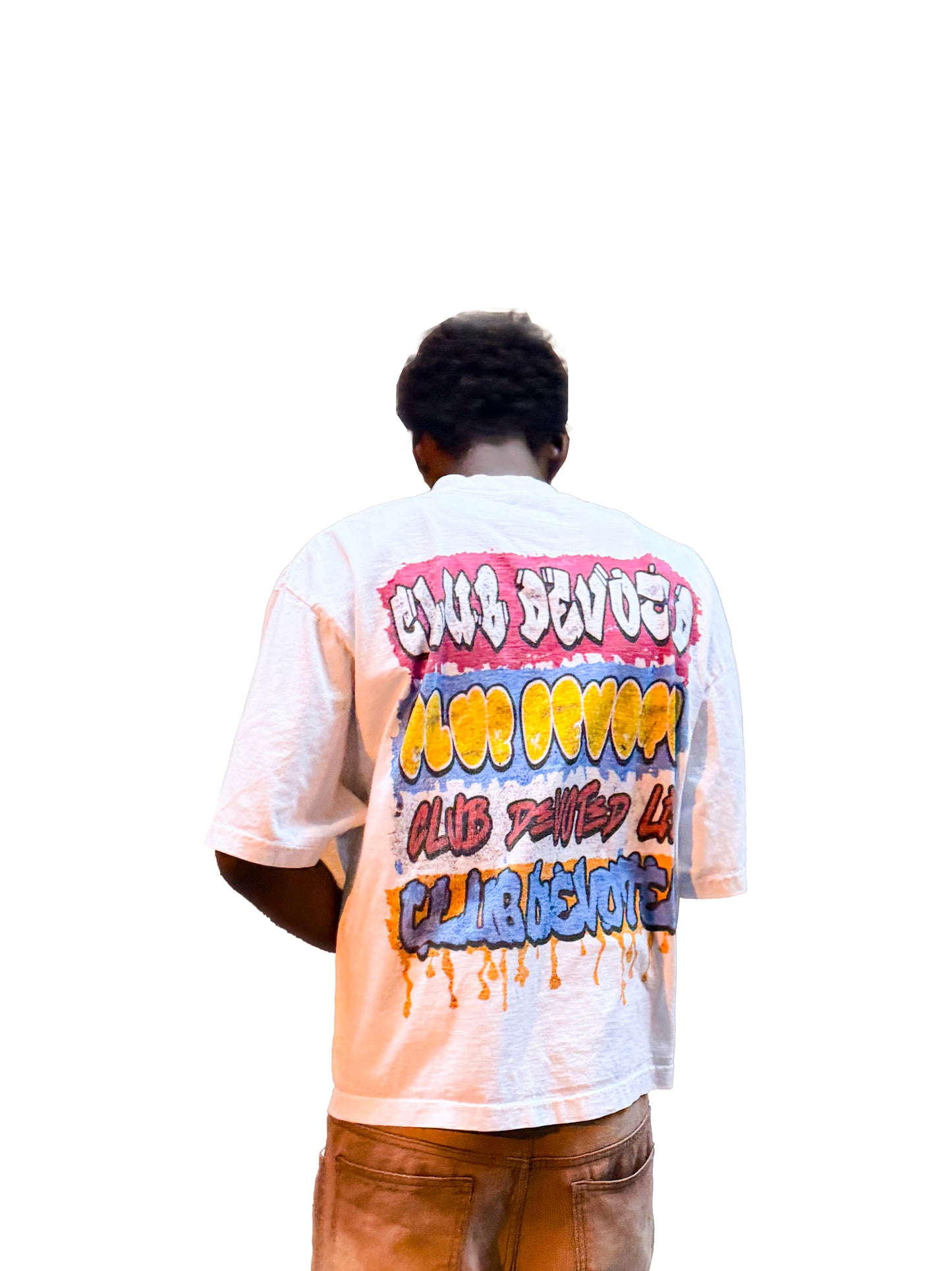 Club Devoted Graffiti Tee AVAILABLE 6/12