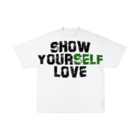 Show Yourself Love White Tee